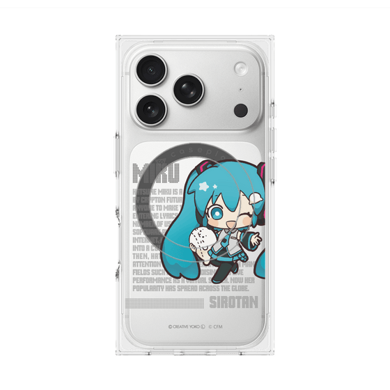 プレミアムスクエアケース with MagSafe［ しろたん×初音ミク - 初音ミク - デジタルコード ］