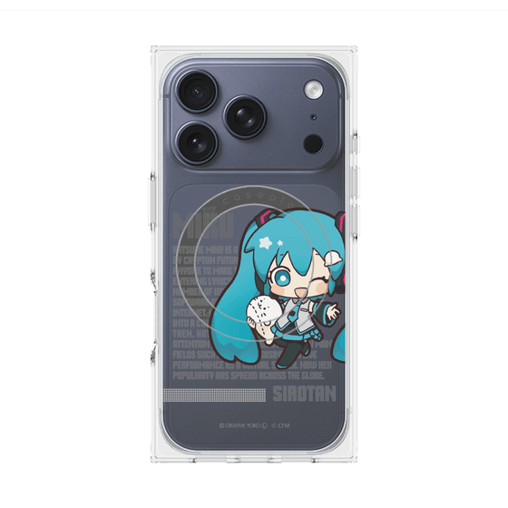 プレミアムスクエアケース with MagSafe［ しろたん×初音ミク - 初音ミク - デジタルコード ］
