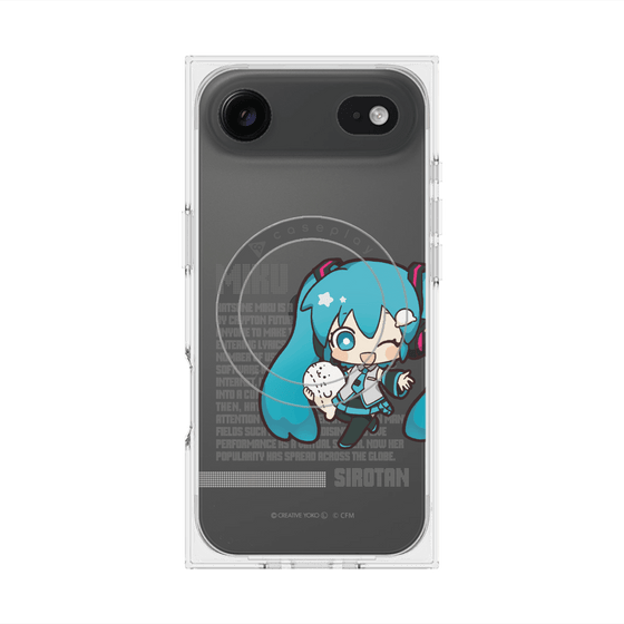 プレミアムスクエアケース with MagSafe［ しろたん×初音ミク - 初音ミク - デジタルコード ］