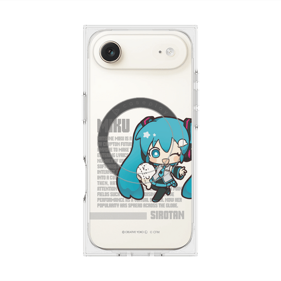 プレミアムスクエアケース with MagSafe［ しろたん×初音ミク - 初音ミク - デジタルコード ］