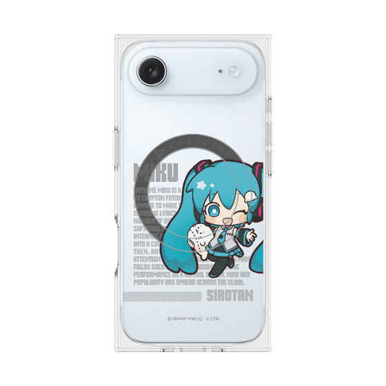 プレミアムスクエアケース with MagSafe［ しろたん×初音ミク - 初音ミク - デジタルコード ］