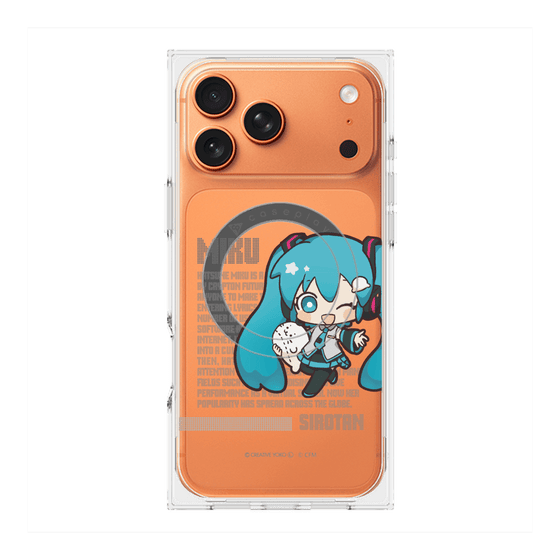 プレミアムスクエアケース with MagSafe［ しろたん×初音ミク - 初音ミク - デジタルコード ］
