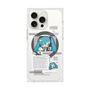 プレミアムスクエアケース with MagSafe［ しろたん×初音ミク - 初音ミク - インフォグラフィック ］