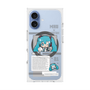プレミアムスクエアケース with MagSafe［ しろたん×初音ミク - 初音ミク - インフォグラフィック ］