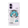プレミアムスクエアケース with MagSafe［ しろたん×初音ミク - 初音ミク - インフォグラフィック ］