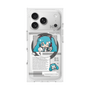 プレミアムスクエアケース with MagSafe［ しろたん×初音ミク - 初音ミク - インフォグラフィック ］