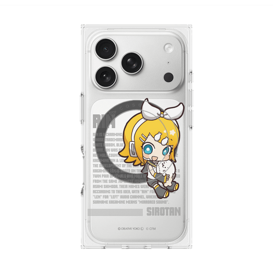 プレミアムスクエアケース with MagSafe［ しろたん×初音ミク - 鏡音リン - デジタルコード ］