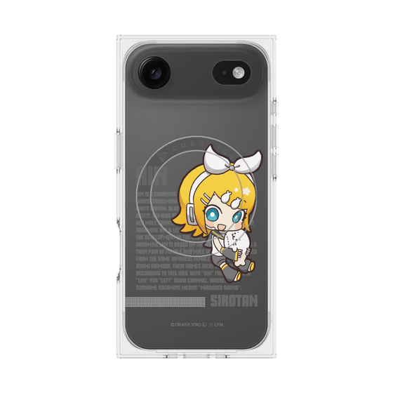 プレミアムスクエアケース with MagSafe［ しろたん×初音ミク - 鏡音リン - デジタルコード ］