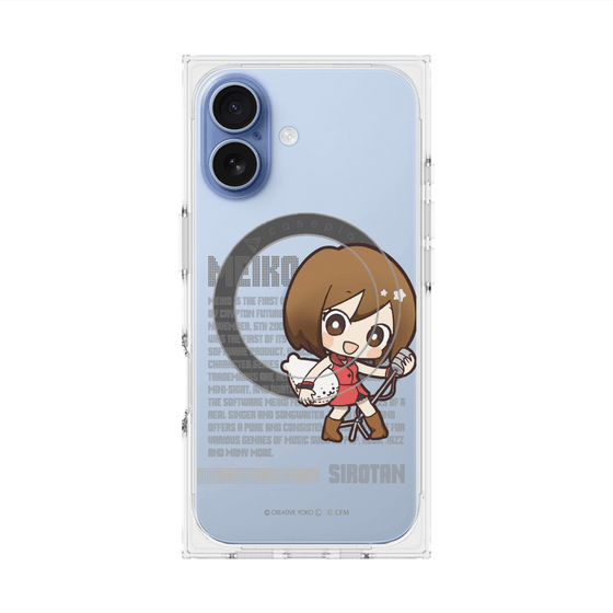 プレミアムスクエアケース with MagSafe［ しろたん×初音ミク - MEIKO - デジタルコード ］