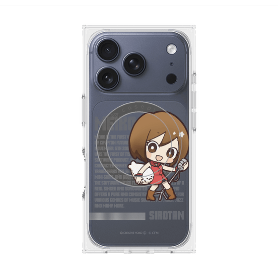 プレミアムスクエアケース with MagSafe［ しろたん×初音ミク - MEIKO - デジタルコード ］