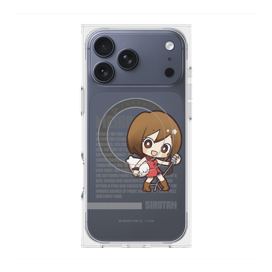 プレミアムスクエアケース with MagSafe［ しろたん×初音ミク - MEIKO - デジタルコード ］