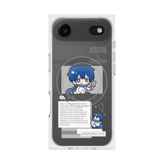 プレミアムスクエアケース with MagSafe［ しろたん×初音ミク - KAITO - インフォグラフィック ］