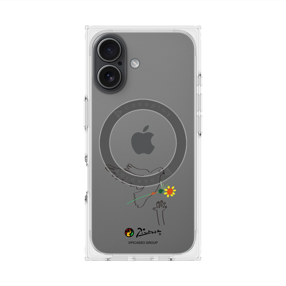 プレミアムスクエアケース with MagSafe［ PICASSO - Dove of Peace ］