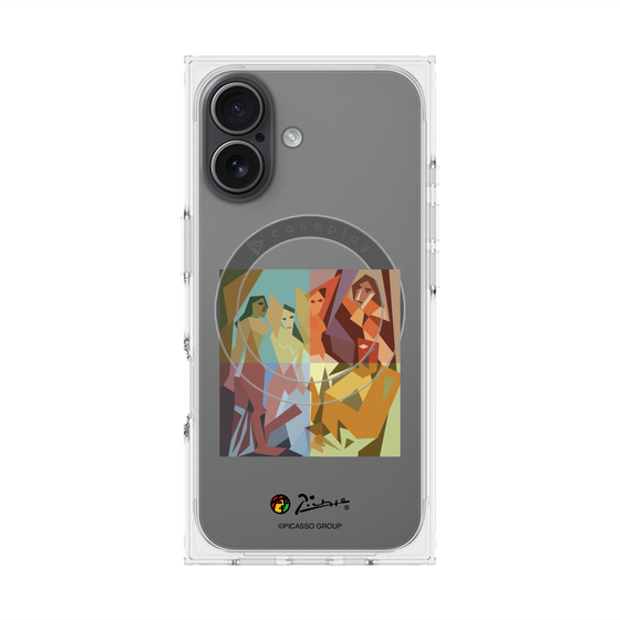 プレミアムスクエアケース with MagSafe［ PICASSO - Les Demoiselles d'Avignon ］