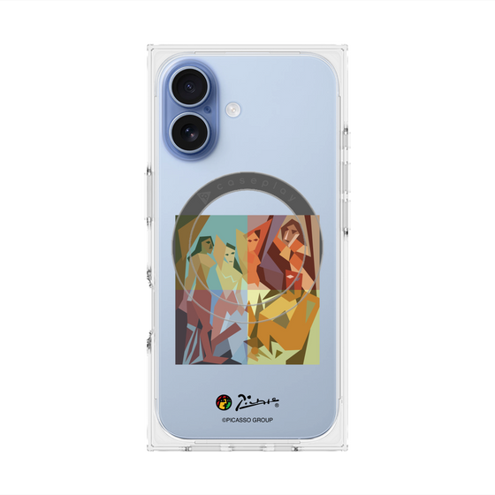 プレミアムスクエアケース with MagSafe［ PICASSO - Les Demoiselles d'Avignon ］