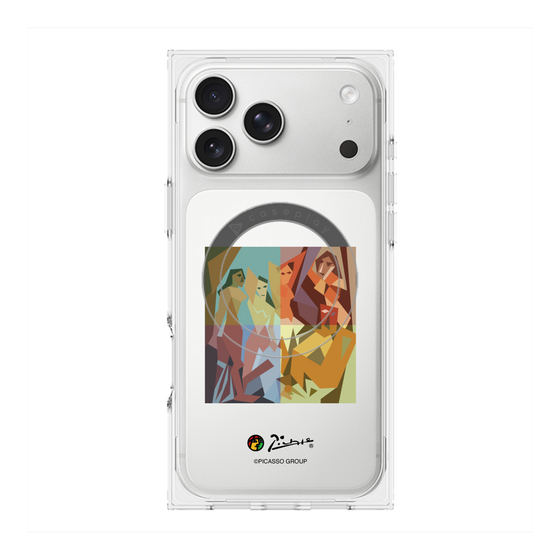 プレミアムスクエアケース with MagSafe［ PICASSO - Les Demoiselles d'Avignon ］