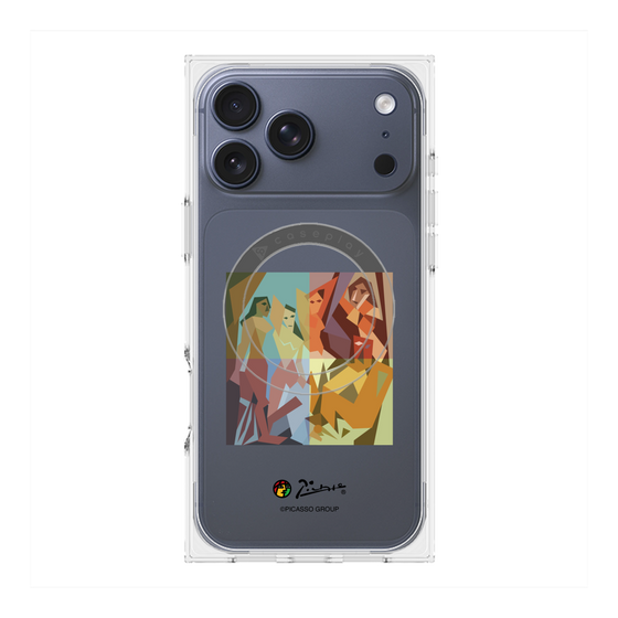 プレミアムスクエアケース with MagSafe［ PICASSO - Les Demoiselles d'Avignon ］