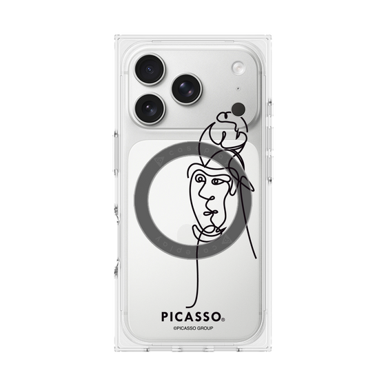 プレミアムスクエアケース with MagSafe［ PICASSO - Self-Portrait ］