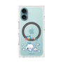 プレミアムスクエアケース with MagSafe［ ぷくぷくあわわちゃん - 仲良し ］