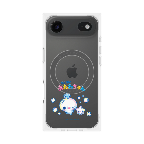 プレミアムスクエアケース with MagSafe［ ぷくぷくあわわちゃん - 仲良し ］