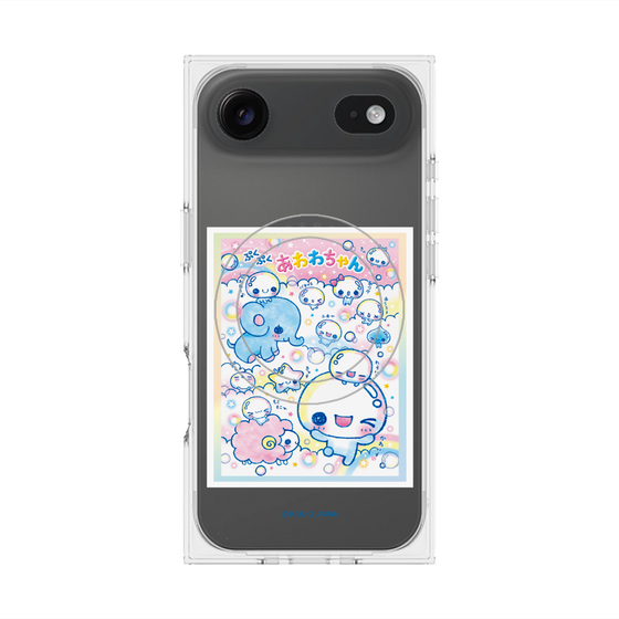 プレミアムスクエアケース with MagSafe［ ぷくぷくあわわちゃん - お友達 ］
