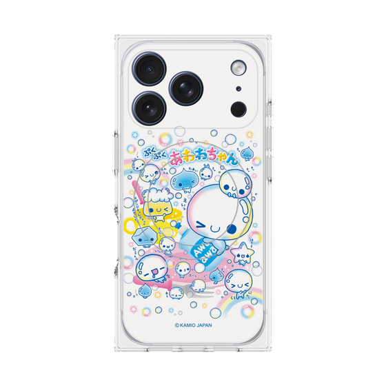 プレミアムスクエアケース with MagSafe［ ぷくぷくあわわちゃん - あわあわ ］