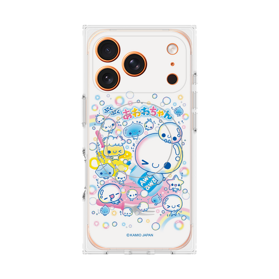 プレミアムスクエアケース with MagSafe［ ぷくぷくあわわちゃん - あわあわ ］