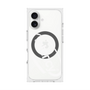 プレミアムスクエアケース with MagSafe［ LATENCY - Circle logo - Clear ］