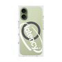 プレミアムスクエアケース with MagSafe［ LATENCY - Circle logo - Clear ］