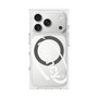 プレミアムスクエアケース with MagSafe［ LATENCY - Circle logo - Clear ］