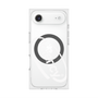 プレミアムスクエアケース with MagSafe［ LATENCY - Circle logo - Clear ］