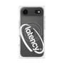 プレミアムスクエアケース with MagSafe［ LATENCY - Circle logo - Clear ］