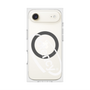 プレミアムスクエアケース with MagSafe［ LATENCY - Circle logo - Clear ］