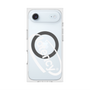 プレミアムスクエアケース with MagSafe［ LATENCY - Circle logo - Clear ］