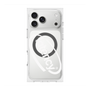 プレミアムスクエアケース with MagSafe［ LATENCY - Circle logo - Clear ］
