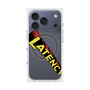 プレミアムスクエアケース with MagSafe［ LATENCY - Rock logo - Clear ］