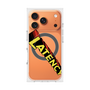 プレミアムスクエアケース with MagSafe［ LATENCY - Rock logo - Clear ］