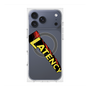 プレミアムスクエアケース with MagSafe［ LATENCY - Rock logo - Clear ］