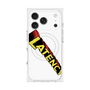 プレミアムスクエアケース with MagSafe［ LATENCY - Rock logo - White ］