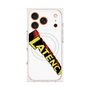 プレミアムスクエアケース with MagSafe［ LATENCY - Rock logo - White ］