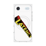 プレミアムスクエアケース with MagSafe［ LATENCY - Rock logo - White ］
