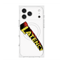 プレミアムスクエアケース with MagSafe［ LATENCY - Rock logo - White ］