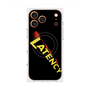 プレミアムスクエアケース with MagSafe［ LATENCY - Rock logo - Black ］