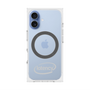 プレミアムスクエアケース with MagSafe［ LATENCY - Circle logo - Gray ］