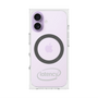 プレミアムスクエアケース with MagSafe［ LATENCY - Circle logo - Gray ］