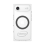 プレミアムスクエアケース with MagSafe［ LATENCY - Circle logo - Gray ］