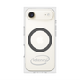 プレミアムスクエアケース with MagSafe［ LATENCY - Circle logo - Gray ］