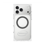 プレミアムスクエアケース with MagSafe［ LATENCY - Circle logo - Gray ］