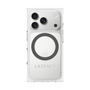 プレミアムスクエアケース with MagSafe［ LATENCY - Logotype - Gray ］