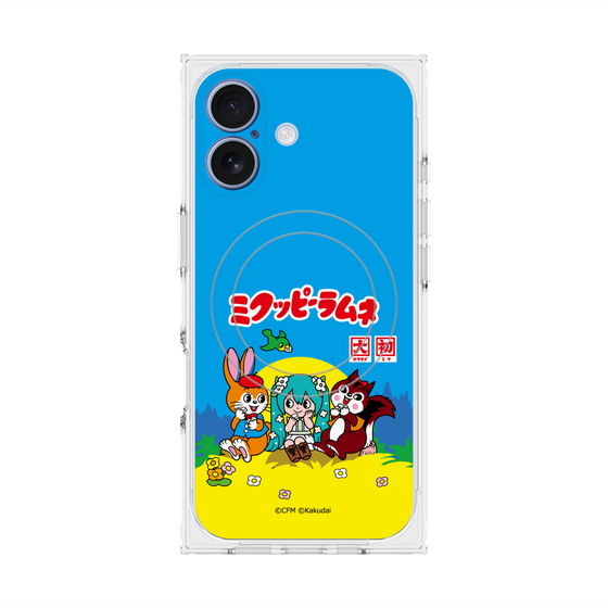 プレミアムスクエアケース with MagSafe［ 初音ミク×クッピーラムネ - パッケージ ］